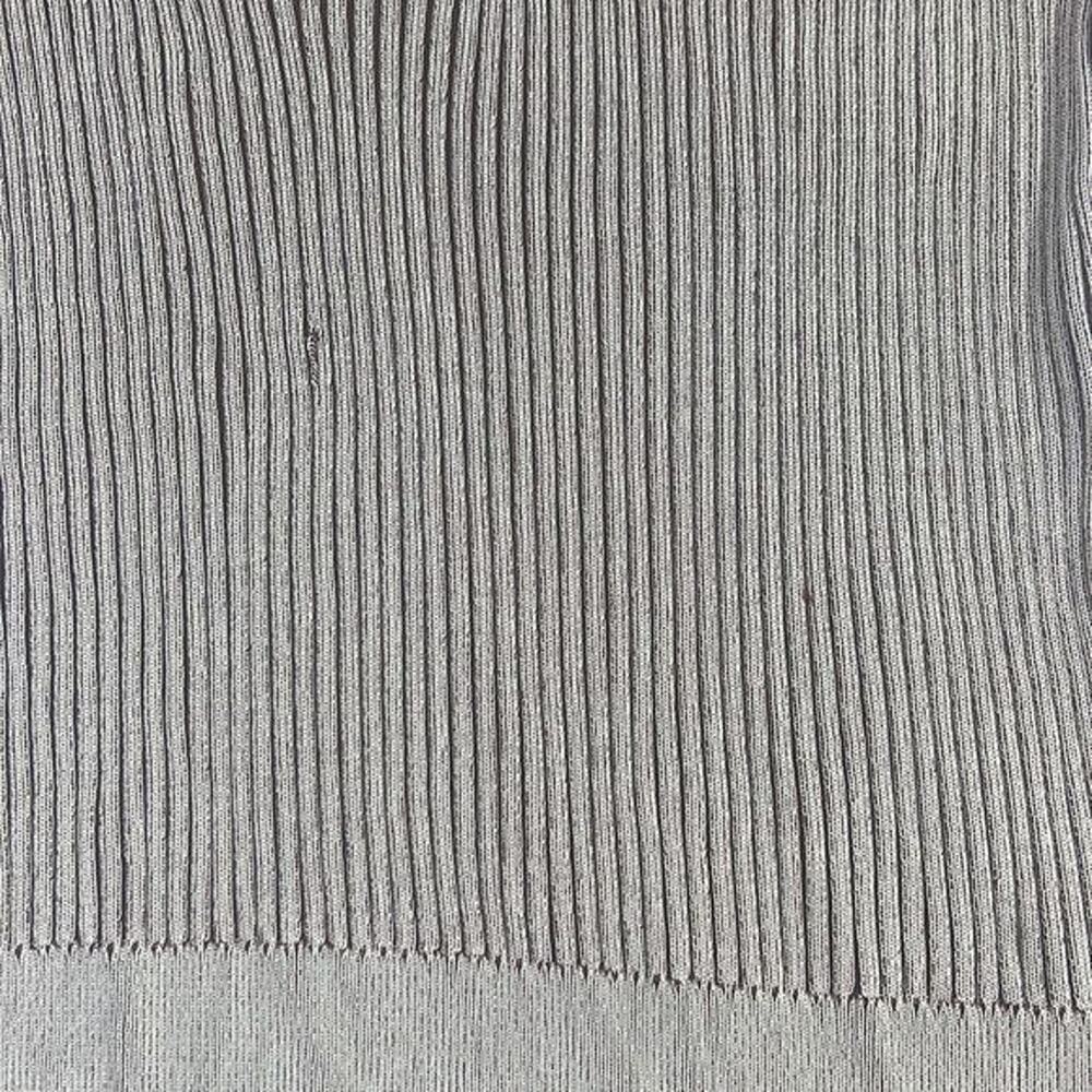RTR AKNVAS Lennox Rib Knit Top burgundy/tan size medium turtleneck blouse ribbed - Picture 7 of 8